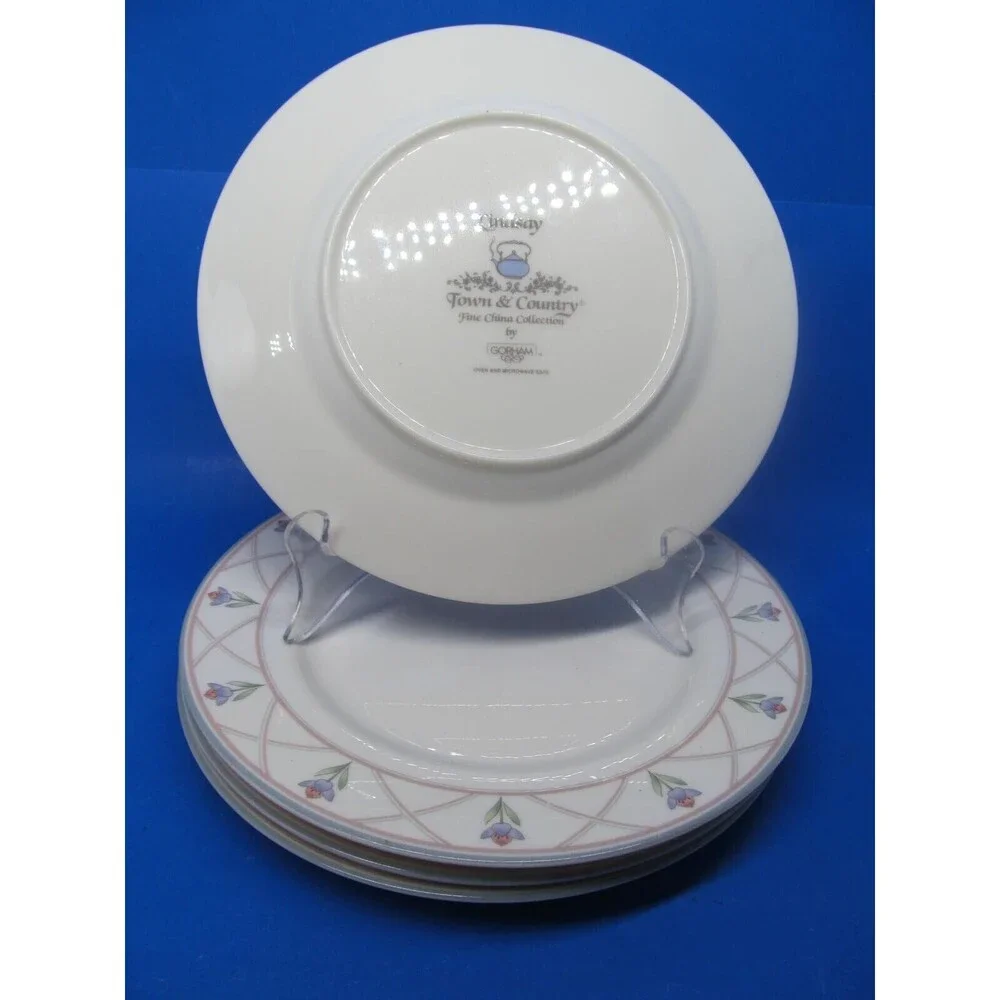 Gorham Town & Country Lindsay Salad Plates Bundle of 4